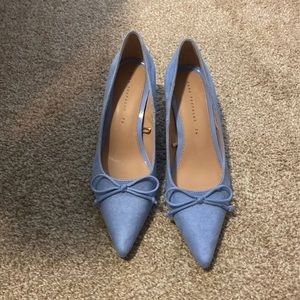 Periwinkle blue Zara heels size 36